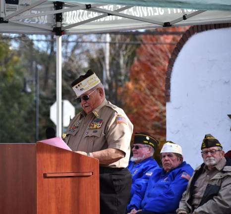 The VFW state commander speaks.