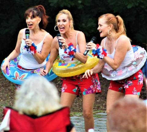 The Belle Tones at Bubbling Spring Park's free summer concert series.