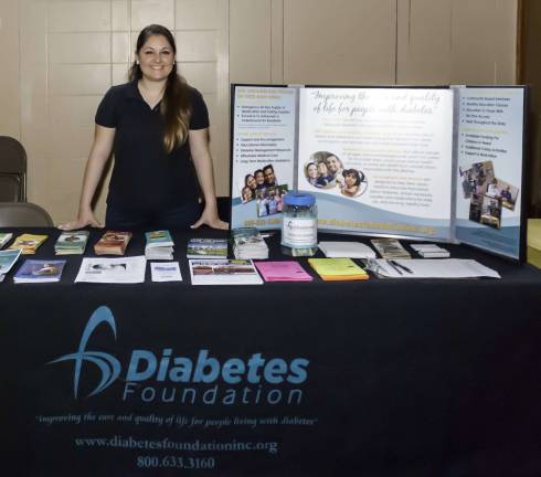Staying healthy Information about diabetes was presented by Sophia Bishai.