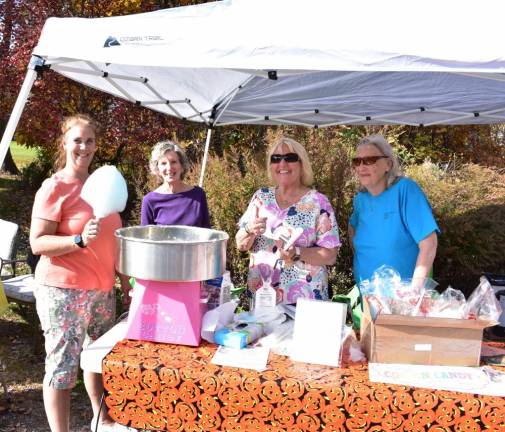 Women from the West Milford Presbyterian Church offered cotton candy.