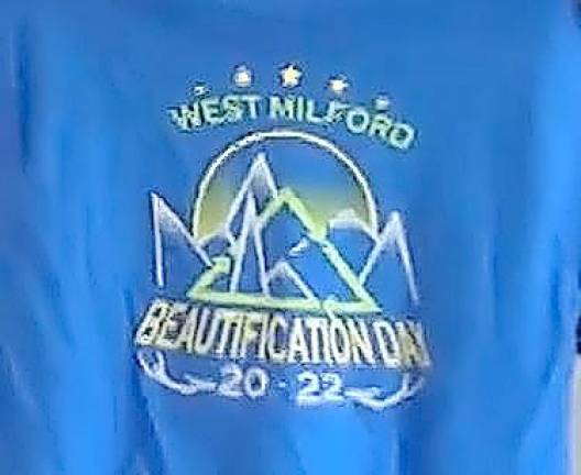 An example of the West Milford Beautification Day shirt design used in 2019.