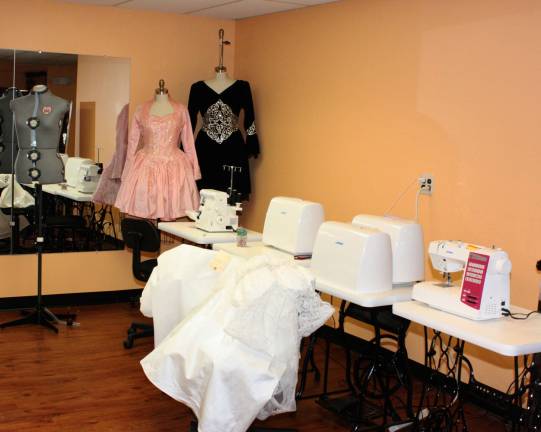 Learn to sew right at Abby’s Sew Right Photo by Ginny Raue This is the work and classroom area at Abby's Sew Right in Hewitt.