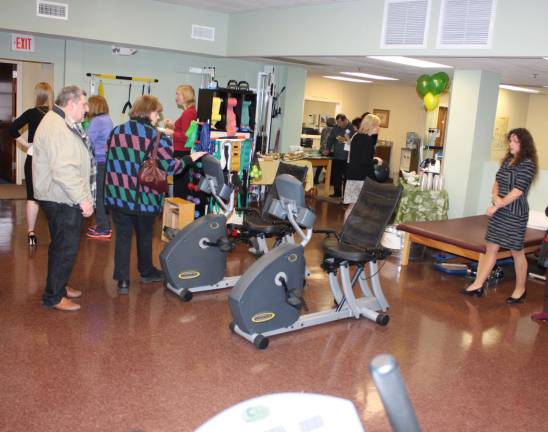 West Milford Physical Therapy Center relocates to Bald Eagle Commons Guests and well-wishers tour the new facilities.