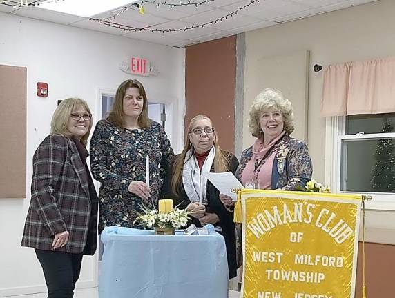 2 join Woman’s Club of West Milford From left are Dianna Varga, president of the Woman’s Club of West Milford; new members Ann Williams and Rachel Yzguierdo; and membership chairwoman Tina Ree. (Photo provided)