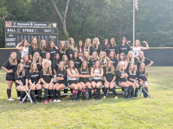 The West Milford Highland field hockey team.