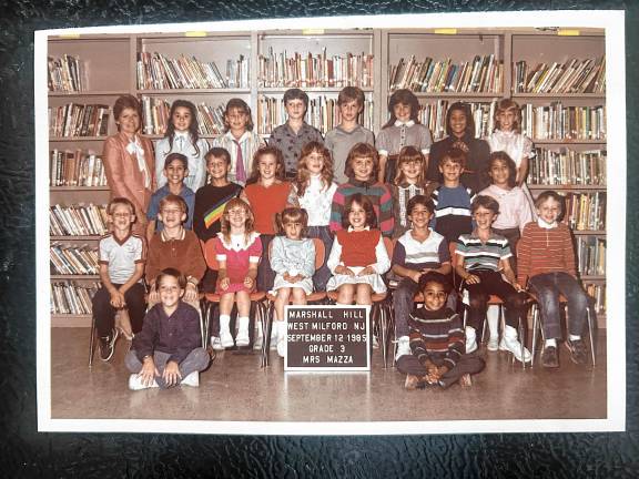 Looking back: West Milford in 1985 Kathleen Mazza with her third-grade class at Marshall Hill School in 1985. (File photo)