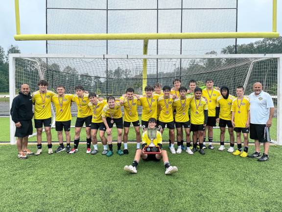 2 soccer teams win titles The West Milford Thunder defeats Hackettstown Juventus, 2-0., to win its title.