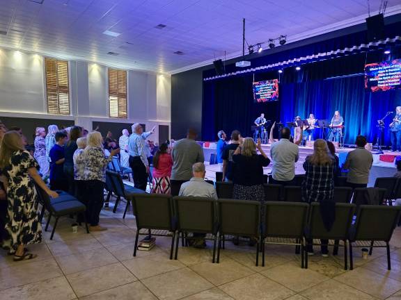 Church celebrates centennial The 9 a.m. House of Wine service. (Photo provided)