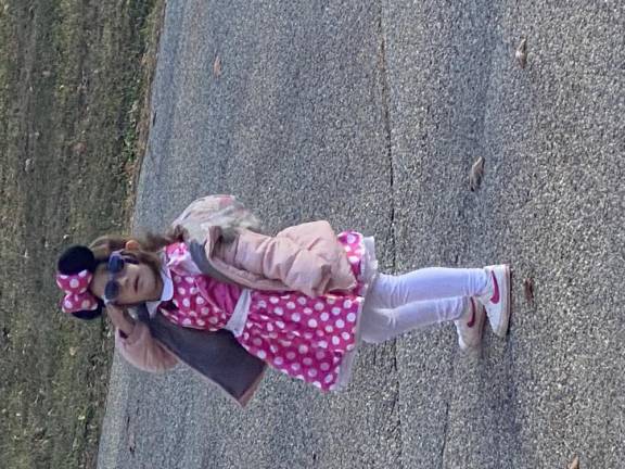 Photos: Ready for trick-or-treating Alexandria Wiggins dressed as Minnie Mouse. (Photo courtesy of Jennifer Wiggins)