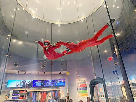 The scouts also pursued indoor skydiving at iFLY.