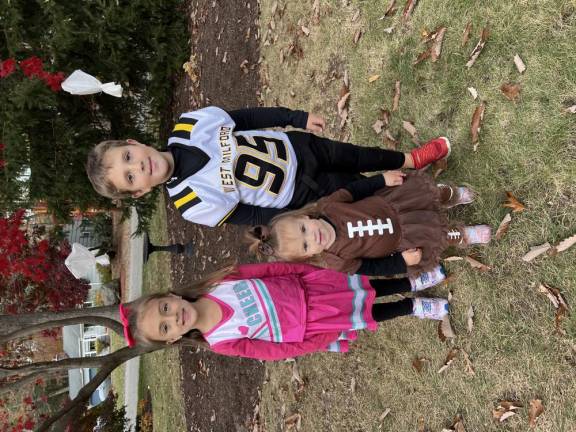 Photos: Ready for trick-or-treating Brianna, Hailey and Joey Mandara make a great team. (Photo courtesy of Kristen Mandara)