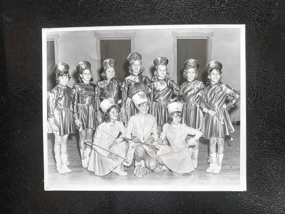 Looking Back: Championship twirling team The Greenwood Forest Volunteer Fire Company twirling team, organized in 1960, was led by Patricia Schmidt as head majorette and Janice Kramer and Joan Wiley as assistants. (File photo by Ann Genader)