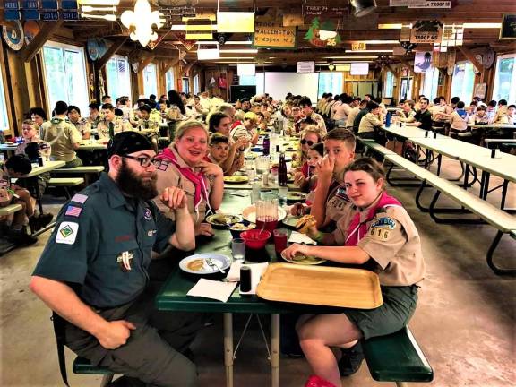 Troop 44 (G) at Camp Turrell this July.