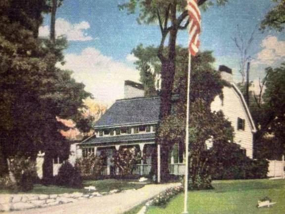 Looking back: Many Restaurants Wanaque Valley Inn was in a house dating back to the late 1760s on Greenwood Lake Turnpike in Hewitt. It was moved to the Long Pond Historic site when Monksville Reservoir was built and flooded the area. (Photo Provided).