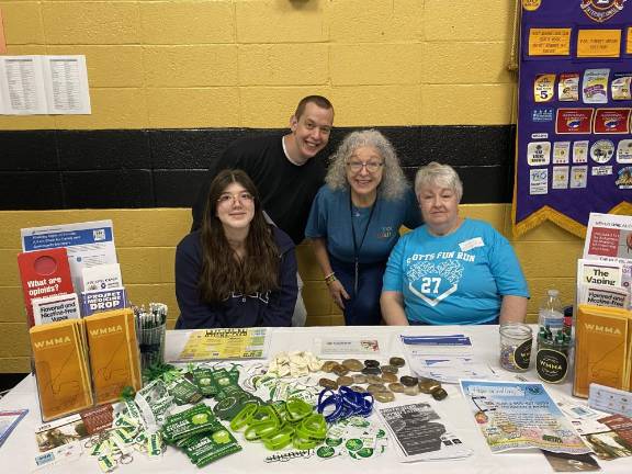 One table was manned by members of the West Milford Municipal Alliance.