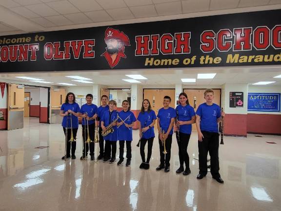 Sixth-graders from Macopin Middle School participated in the annual NJSMA Elementary Honors Band Festival on Saturday, May 6. (Photo provided)