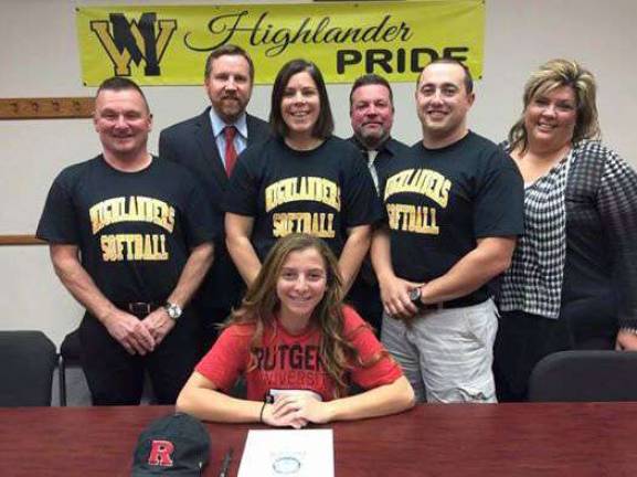 Paige Masiello signs on to play softball at Rutgers-Newark
