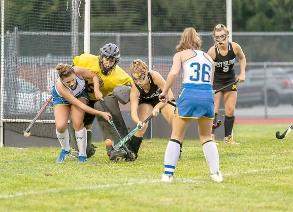 Goalie Darianne Perez five shutouts in games played in October.