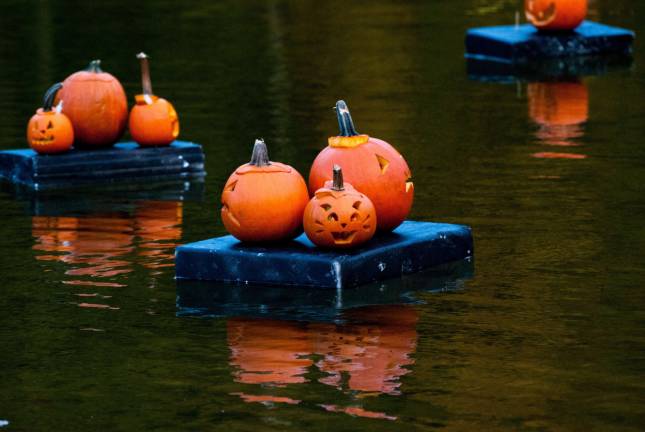 The inaugural floating pumpkins event was a hit!