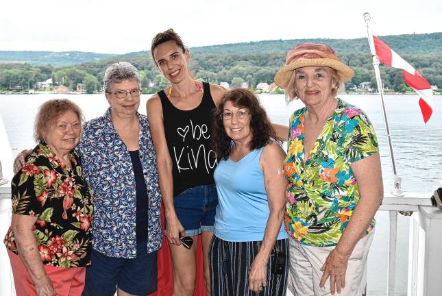 Regatta features strong competition Members of the 2025 Rebel National Championship race committee, from left, are Rose Steel, Marge Martin, Jennifer Ramos, Mary Dukes and Binnie Norton.
