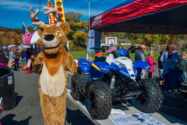 Awesome ALF The Elks showed off one of the ATVs they are raffling.