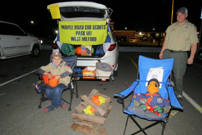 'Spooktacular' fundraiser a gargantuan success Maple Road Cub Scouts were in the Halloween mood at the "Trunk or Treat." photo by patricia keller