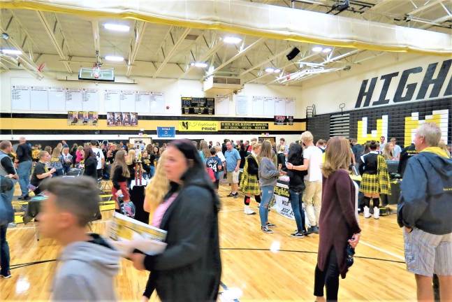 More than 250 families learned about the programs offered at West Milford High School on Oct. 7.