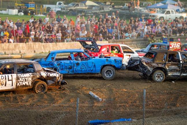 Top acts and ‘good old-fashioned fun’ at fair <b>The Demolition Derby is known to sell-out each year.</b>