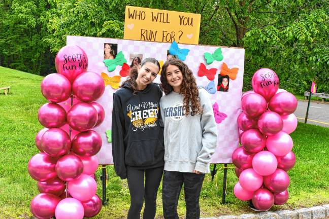 Photos: Scott’s Fun Run Amanda Carolan and Hailey Geller, both of West Milford.
