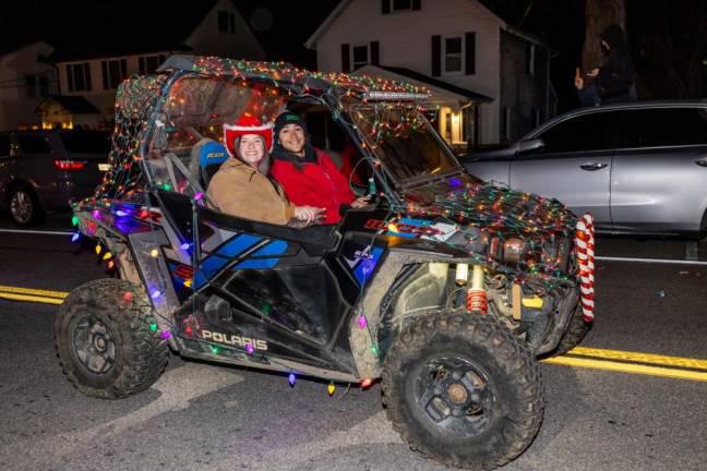 Celebrate the season Holiday Light Parade in Chester, N,Y. (Photo by Sammie Finch)