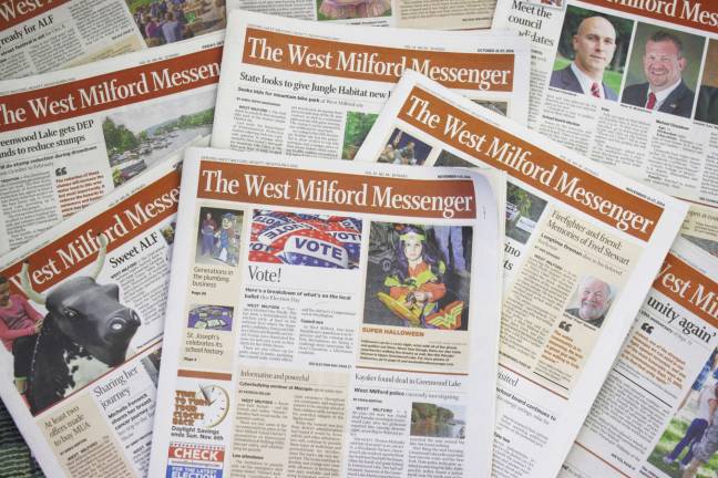 West Milford Messenger wins New Jersey Press Association awards