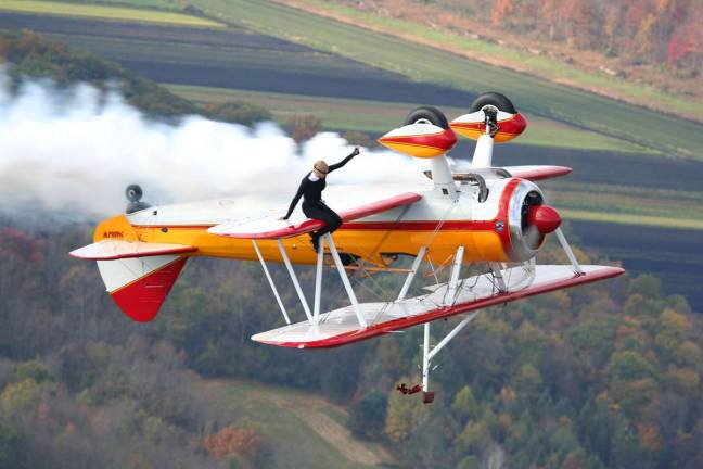 Air show to honor veterans and wow the crowd Photos from greenwoodlakeairshow.com Jane Wicker will do her awe-inspiring display at the air show both days, Aug. 18 and 19.
