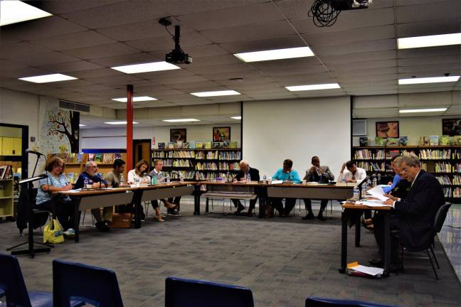 West Milford Board of Education members discussed offering more AP classes at the high school during Tuesday night's meeting. (Connor Murphy photo)