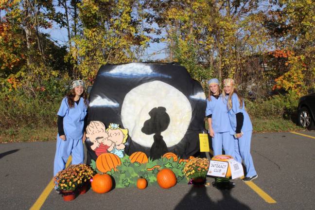 'Spooktacular' fundraiser a gargantuan success The "Great Pumpkin," aka Snoopy as the Red Baron, rises out of the pumpkin patch in this Peanuts-themed "trunk" at the "Spooktacular." photo provided