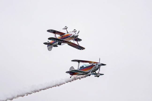 NJ Airshow plans return this fall The NextGen Eagles perform in classic biplanes Sunday, June 15. The team was making its NJ Airshow debut. (Photo by TJ Nolan)