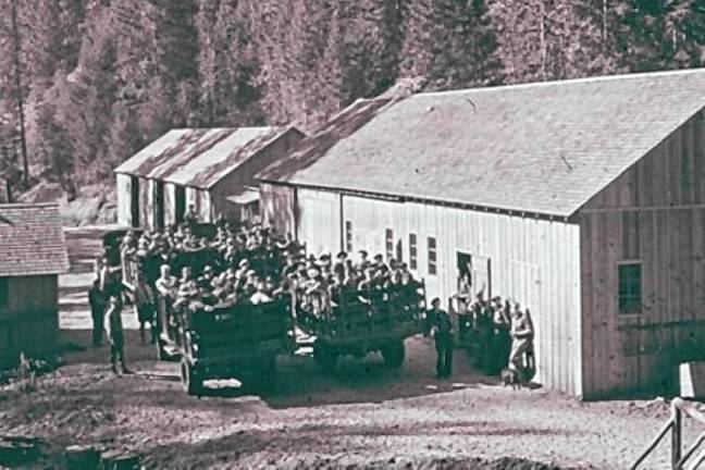 Budget cuts could hurt Appalachian Trail <b>1933 photo of a Civilian Conservation Corps camp barracks in the Northeast. (Photo courtesy of USDA NRCS archives)</b>