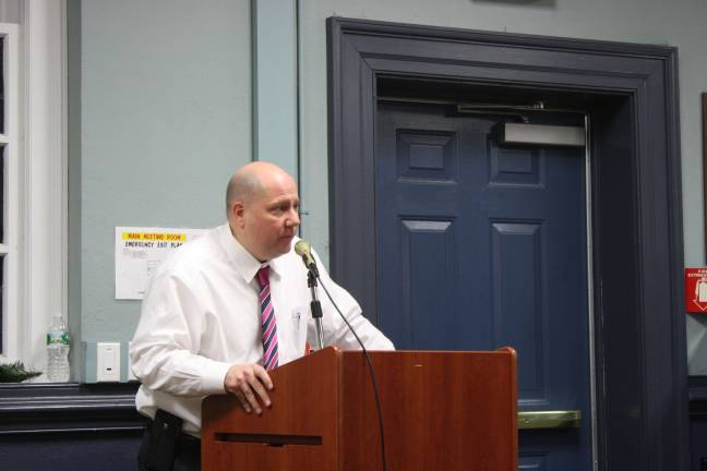 Town severs ties with PAL Photo by Linda Smith Hancharick Daniel Trout, a spokesperson for the West Milford Recreational Soccer Advisory Board, spoke to the mayor and council two weeks ago, explaining how a group of parents stepped up to give kids a soccer season this fall. The group wants to create a league in a partnership with the township, not run by the PAL.
