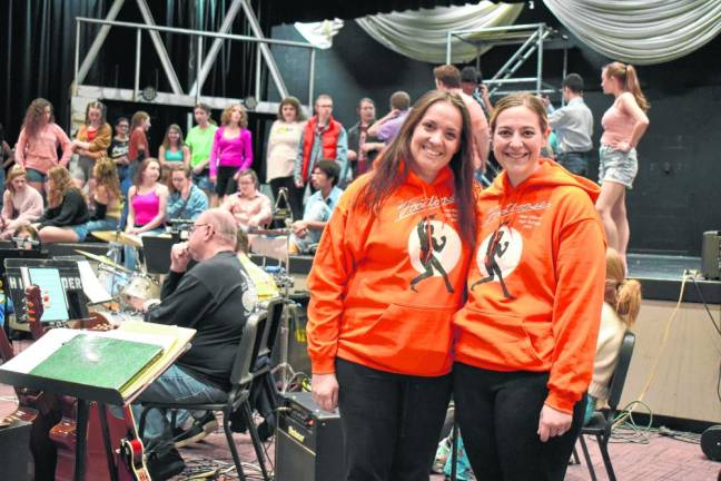 Heather Burns, left, is the director and Jessica Cohen is the producer of the high school Theatre Arts productions.