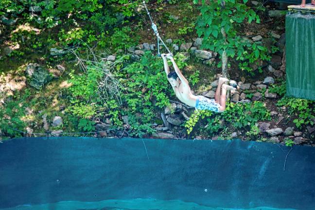 Mountain Creek Waterpark opens June 20 <b>The old Tarzan Swings ride.</b>