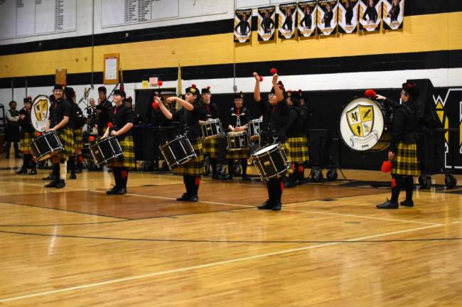 The West Milford Pipe and Drums.