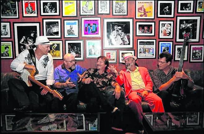 Lots of live music - and classic cars Roadside Louie & the Dusters will play the blues Saturday night at Pennings Farm Market in Warwick, N.Y.. (Photo courtesy of Roadside Louie & the Dusters)
