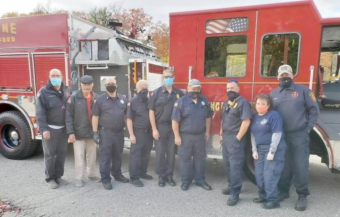 Upper Greenwood Lake Fire Chief Kevin Kiel also offered to bring the volunteer firefighters, along with the department’s brand new firetruck for the kids’ enjoyment.