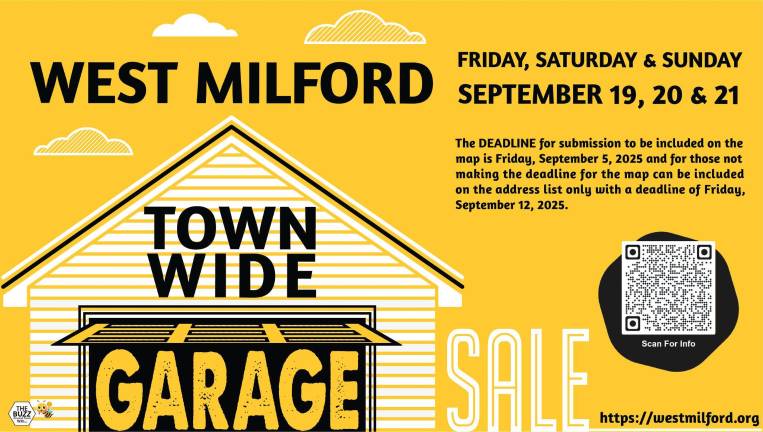 Town-wide garage sale will be Sept. 19-21 Town-wide garage sale will be Sept. 19-21