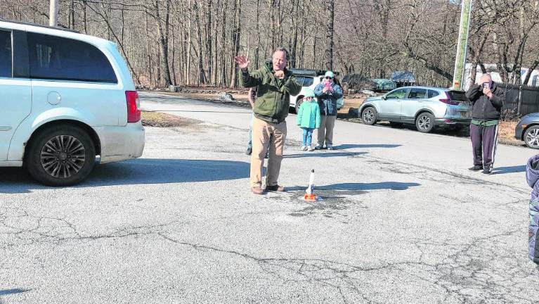 The rocket lifted about an inch off the ground.