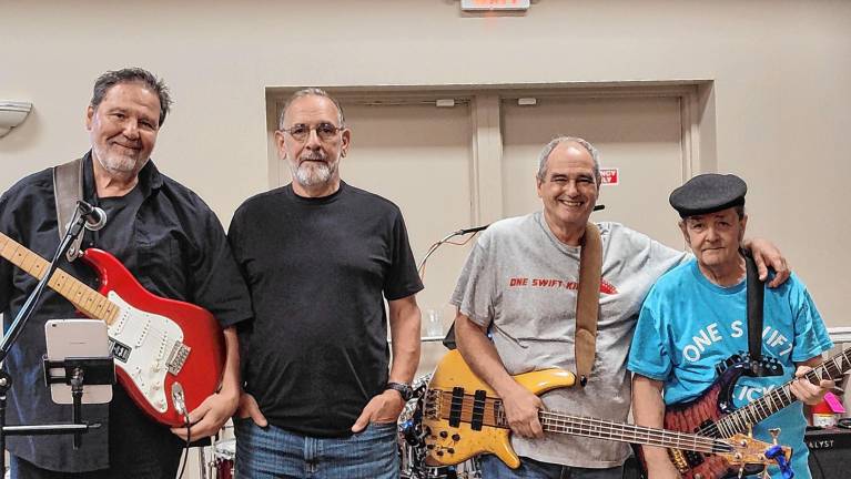 Live music: From intimate acoustic set to hard rock <b>One Swift Kick plays Sunday afternoon in the beer garden at Pennings Farm Market in Warwick, N.Y. (Photo courtesy of One Swift Kick)</b>