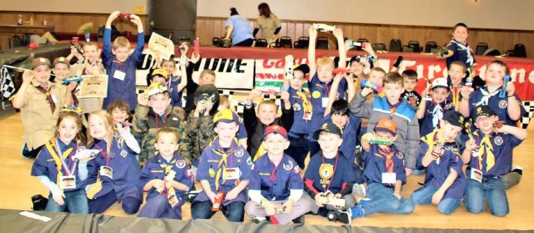 Elks Club hosts Scouts annual Pinewood Derby at lodge