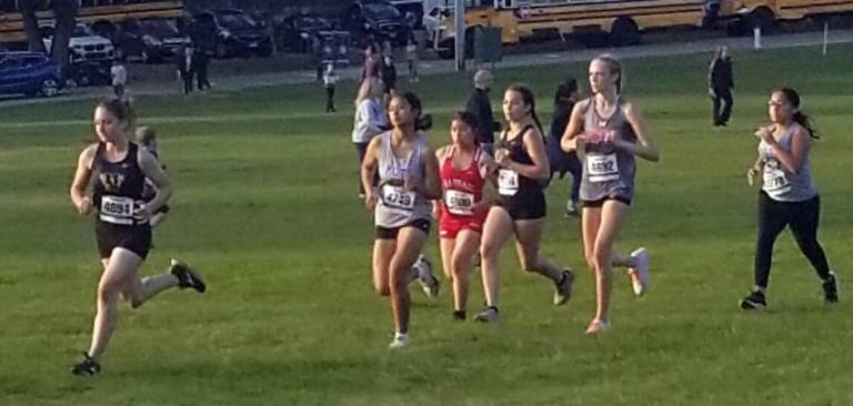 The Girl’s Varsity Team (Lauren Frey, Emily Coppola, Jenna Hodgson, Ashley Czeczuga, Adison Arciniega, Keira McGovern and Madison Freideman) won third place over all other teams.