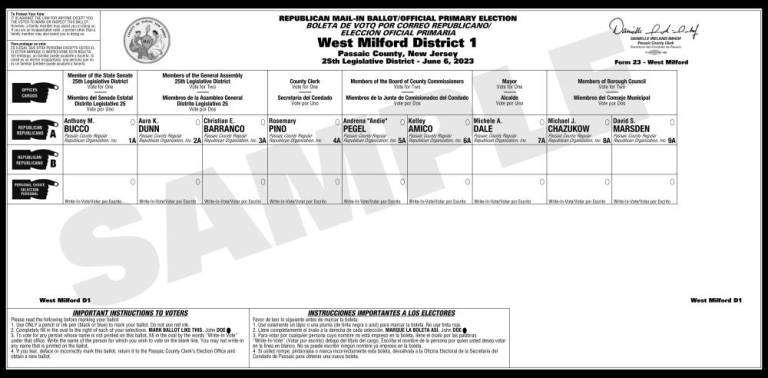 No contested races in primaries