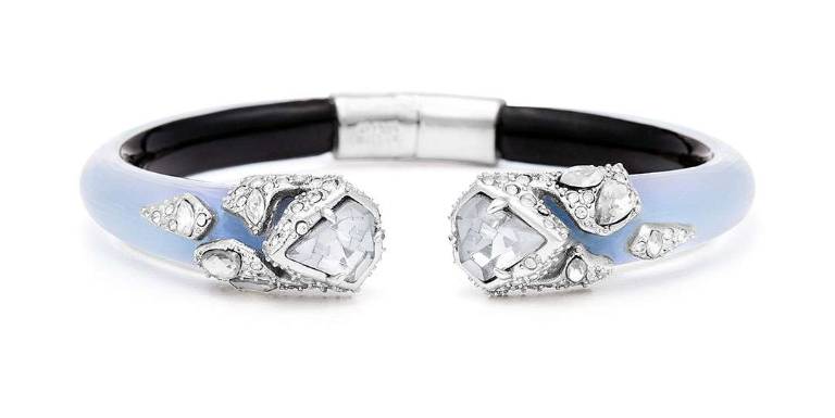 Rent the Runway fashion frenzy is at Woodbury Common Premium Outlets This Alexis Bittar Blue Fractured Hinge Cuff retails for $225 and the Rent The Runway sample sale price is $23.