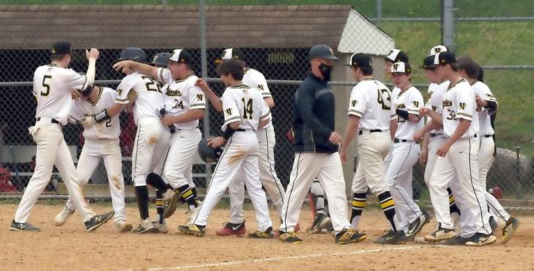 The successes earned during the 2021 season gives West Milford Head Baseball Coach Joe Jordan great optimism for next season. Provided photos.